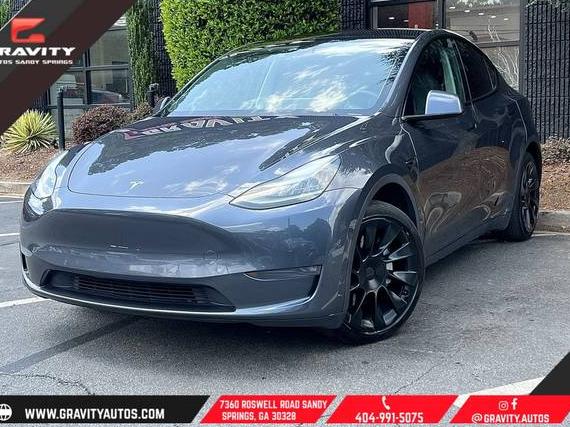 TESLA MODEL Y 2020 5YJYGDEE3LF059737 image